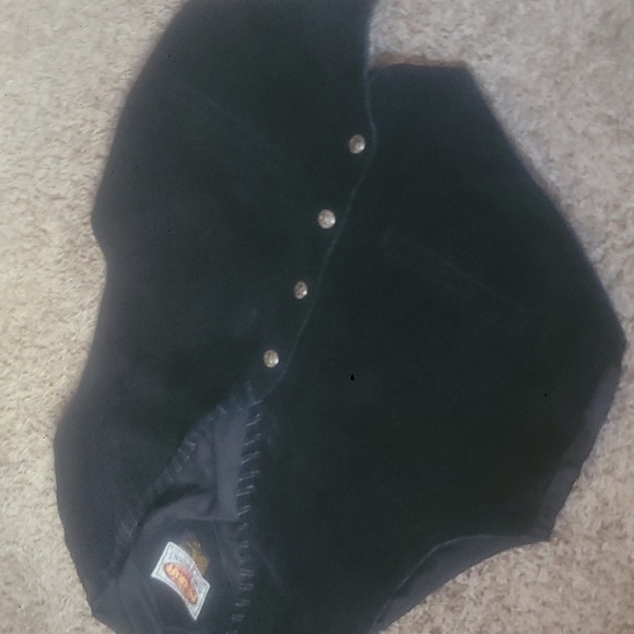 Vintage Paragraff Suede Leather vest - Picture 5 of 7